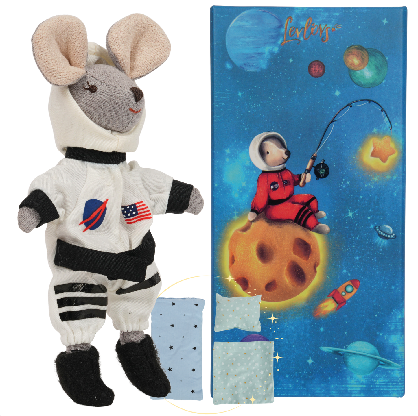Astronaut Mouse in a Box