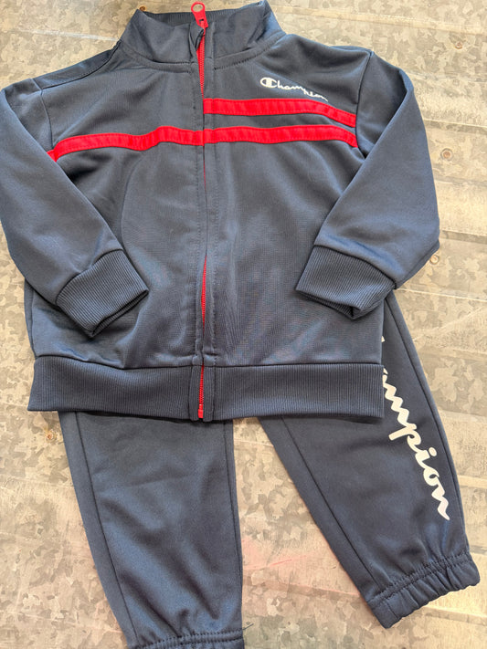 Champion Navy Sweat Set - 2T