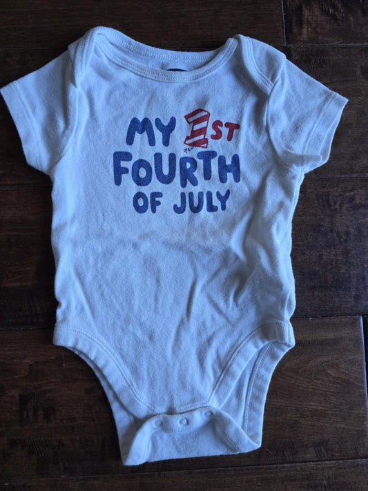 Old Navy Patriotic Onesie-3/6M