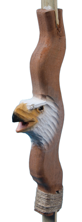 Hand Carved Mouth Shooter Bow & Arrow Set