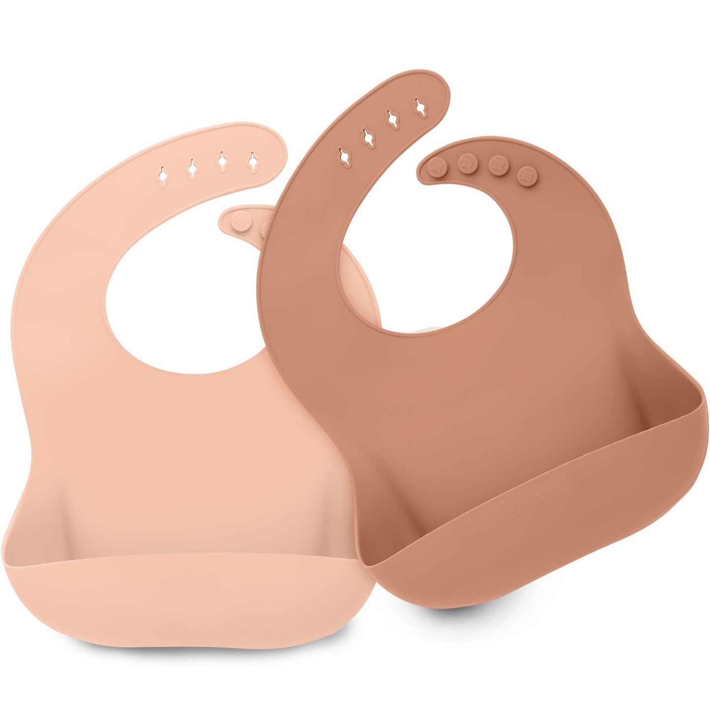 2-Pack Silicone Bibs