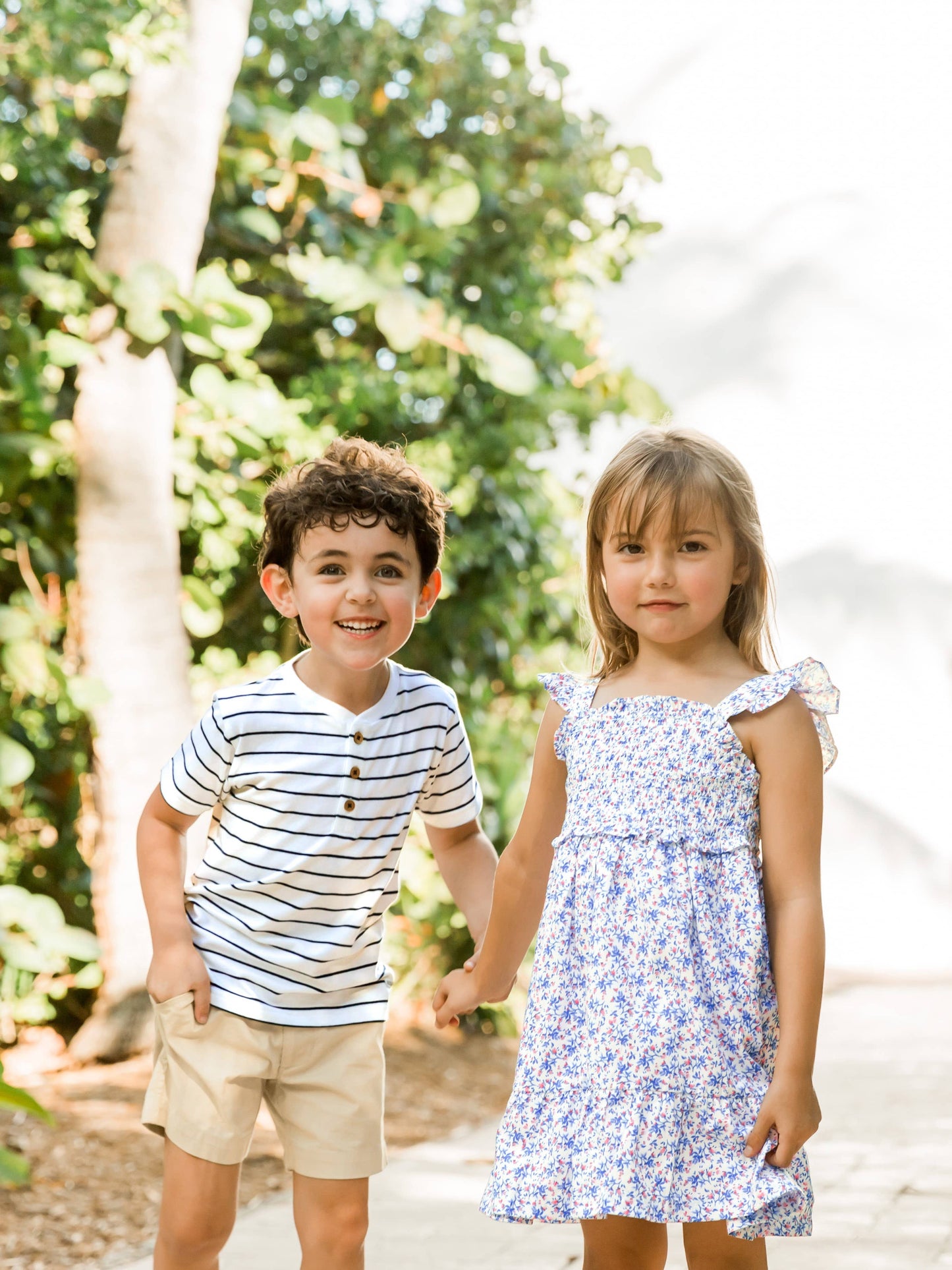 Boys Khaki Stretch Chino Shorts