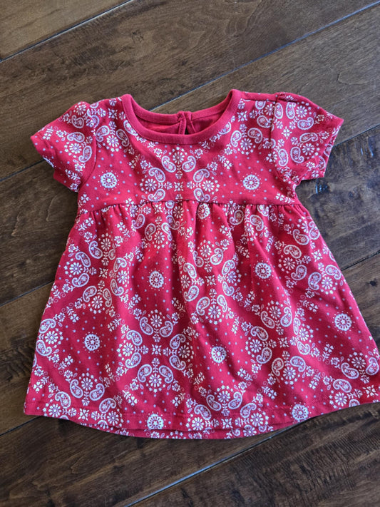 Garanimals Paisley Print Dress-6/9M