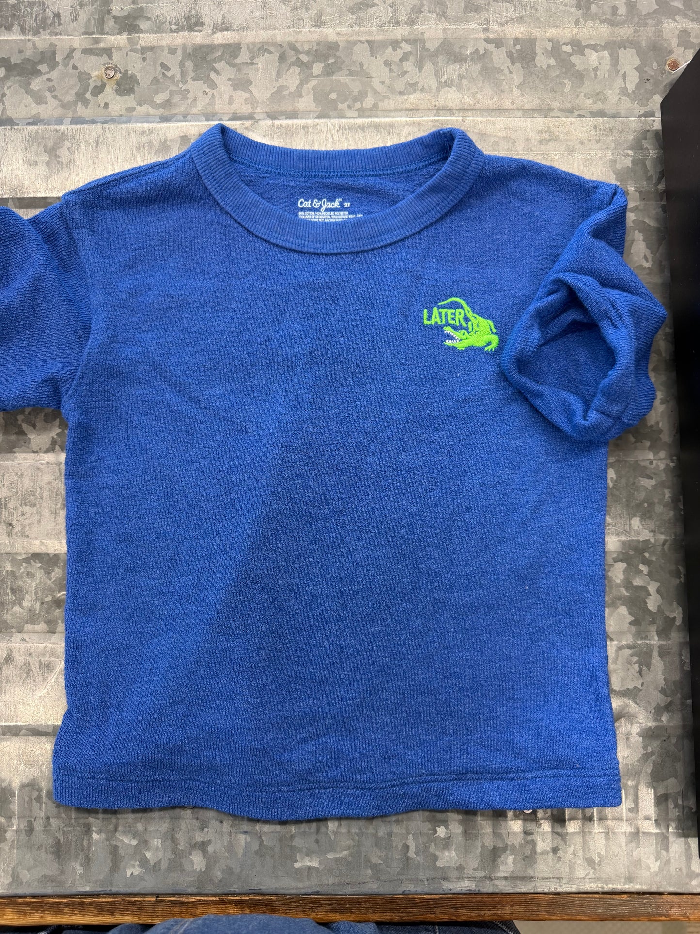 Carter Later Gator SS Shirt - 2T