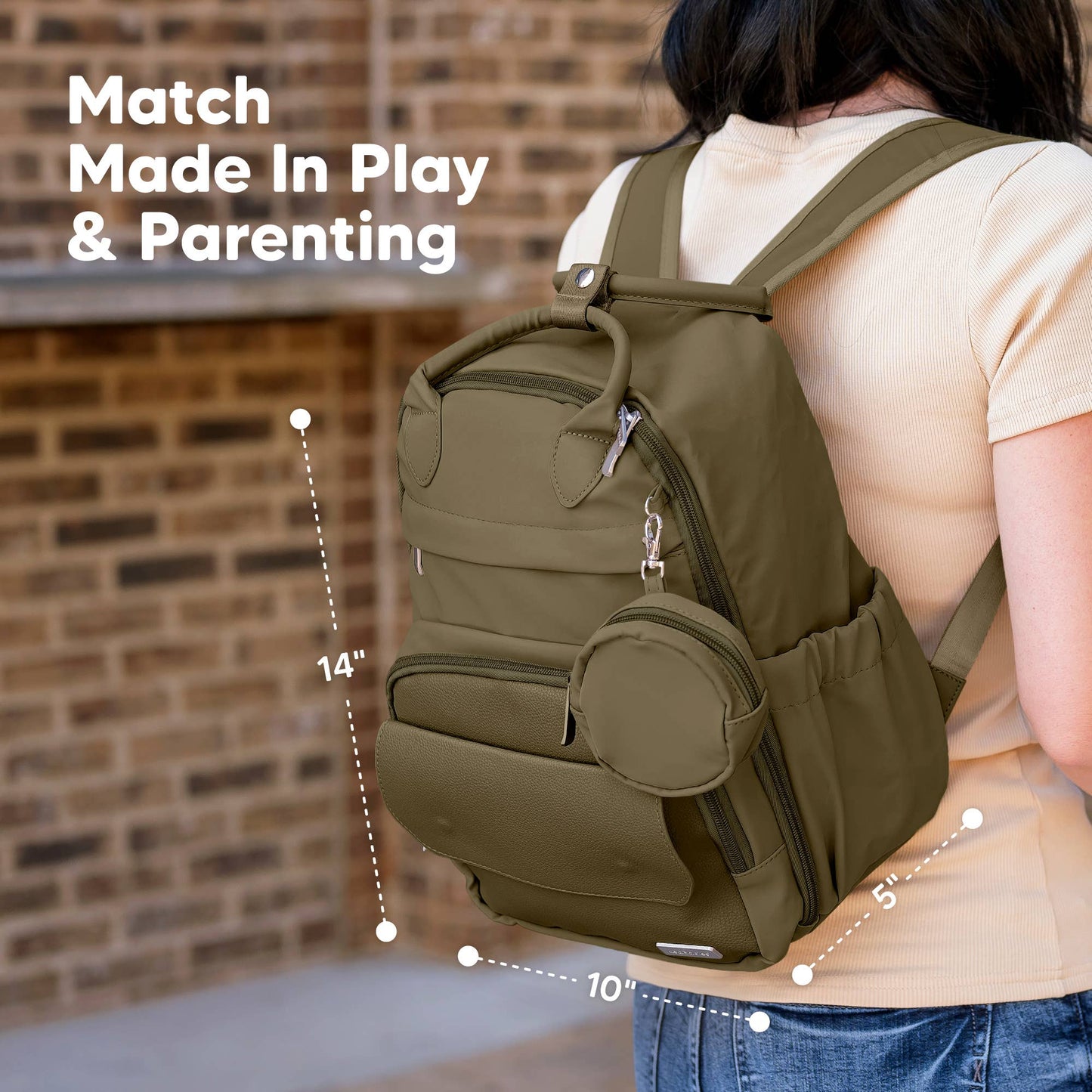 Diaper Bag Backpack - Olive