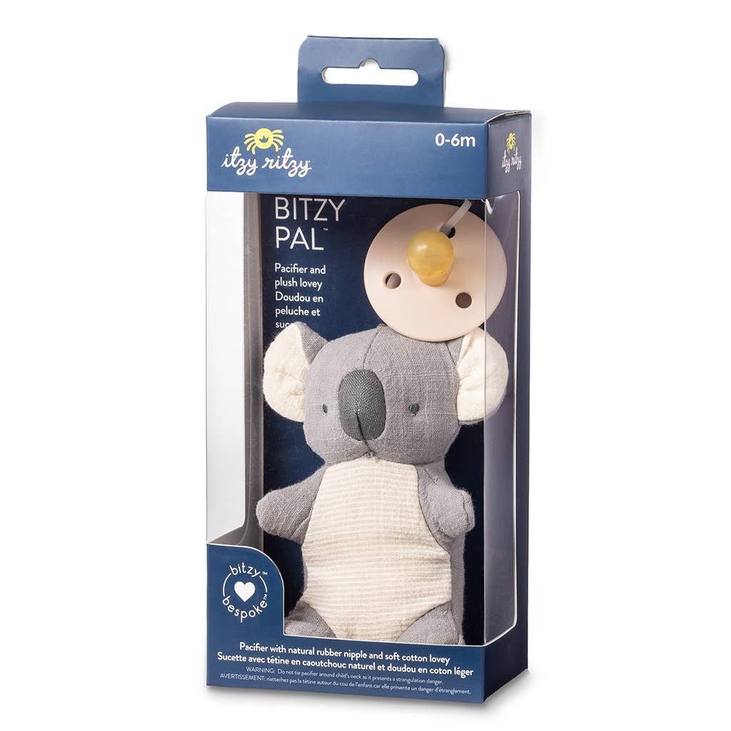 Bitzy Pal Natural Rubber Pacifier & Plush
