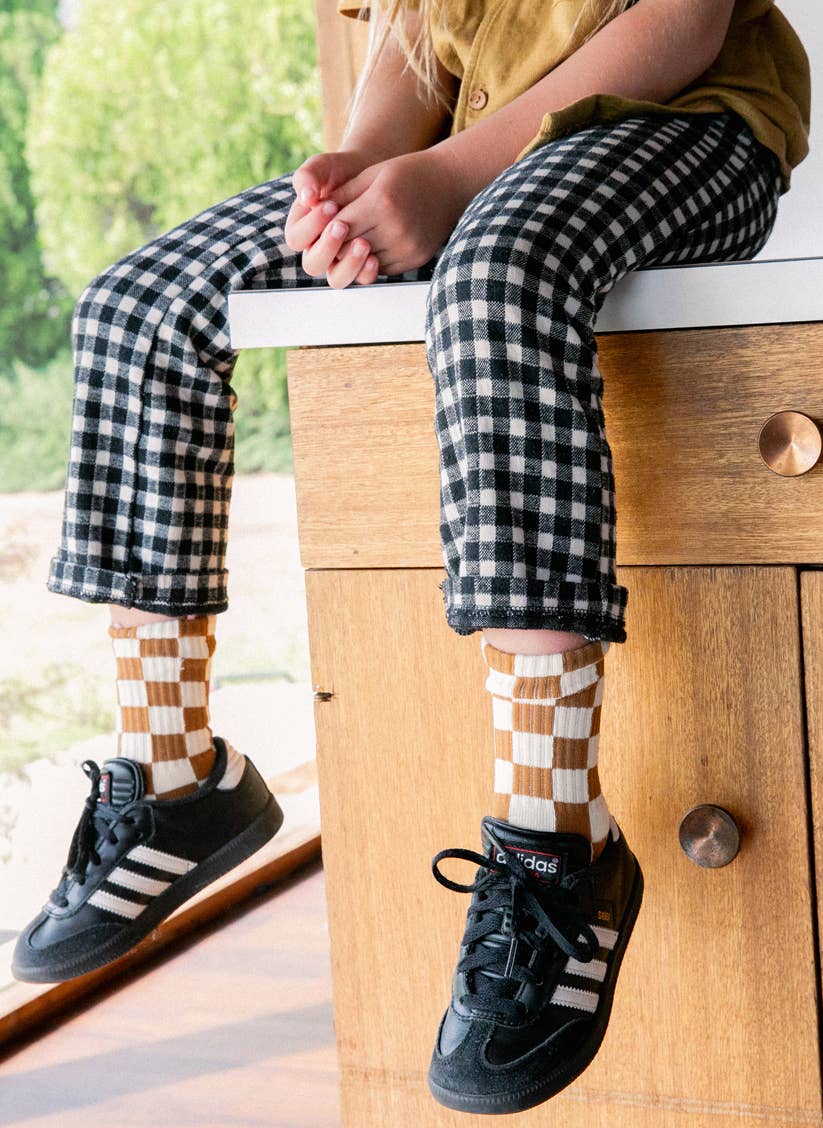 Kids Checkerboard Socks (+6 Colors)