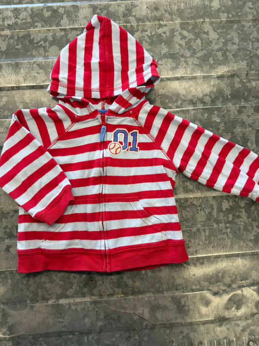 Carter Baseball Zip-Up - 12M