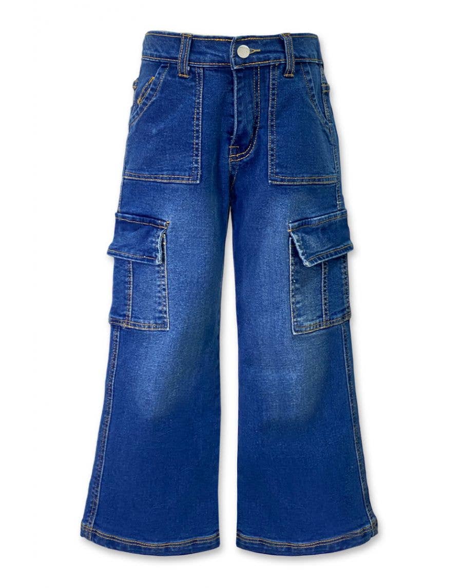 Denim Cargo Jeans