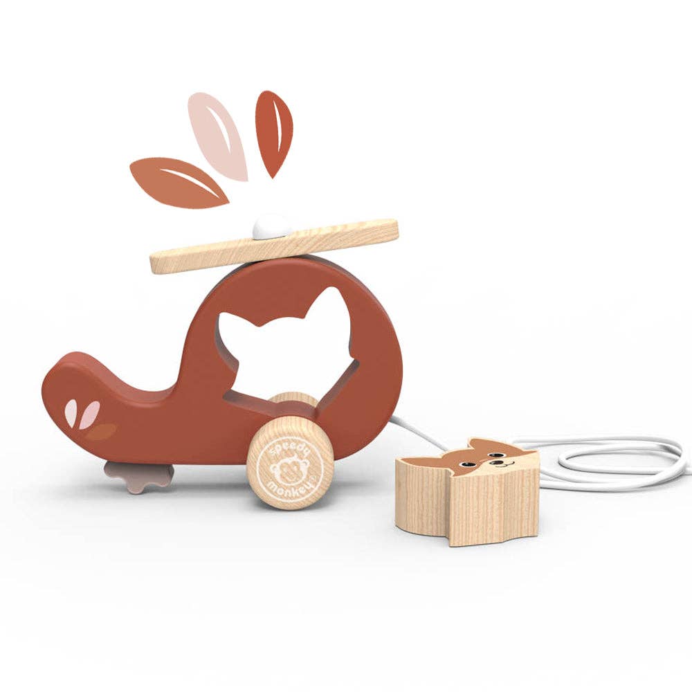 Pull along Helicopter