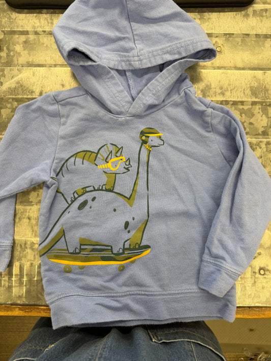Carter Dino Light Hoodie - 24M