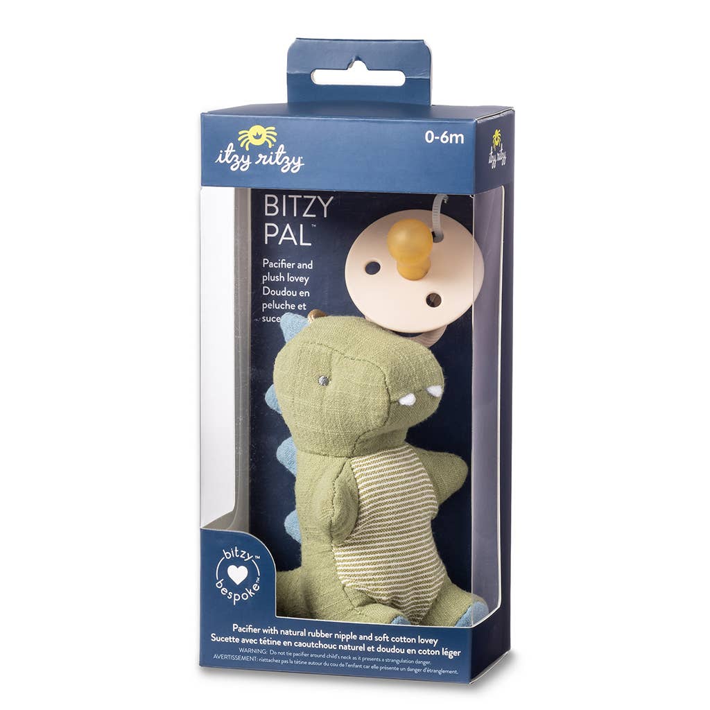 Bitzy Pal Natural Rubber Pacifier & Plush