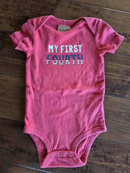 Child of Mine 'First Fourth' Onesie-12M