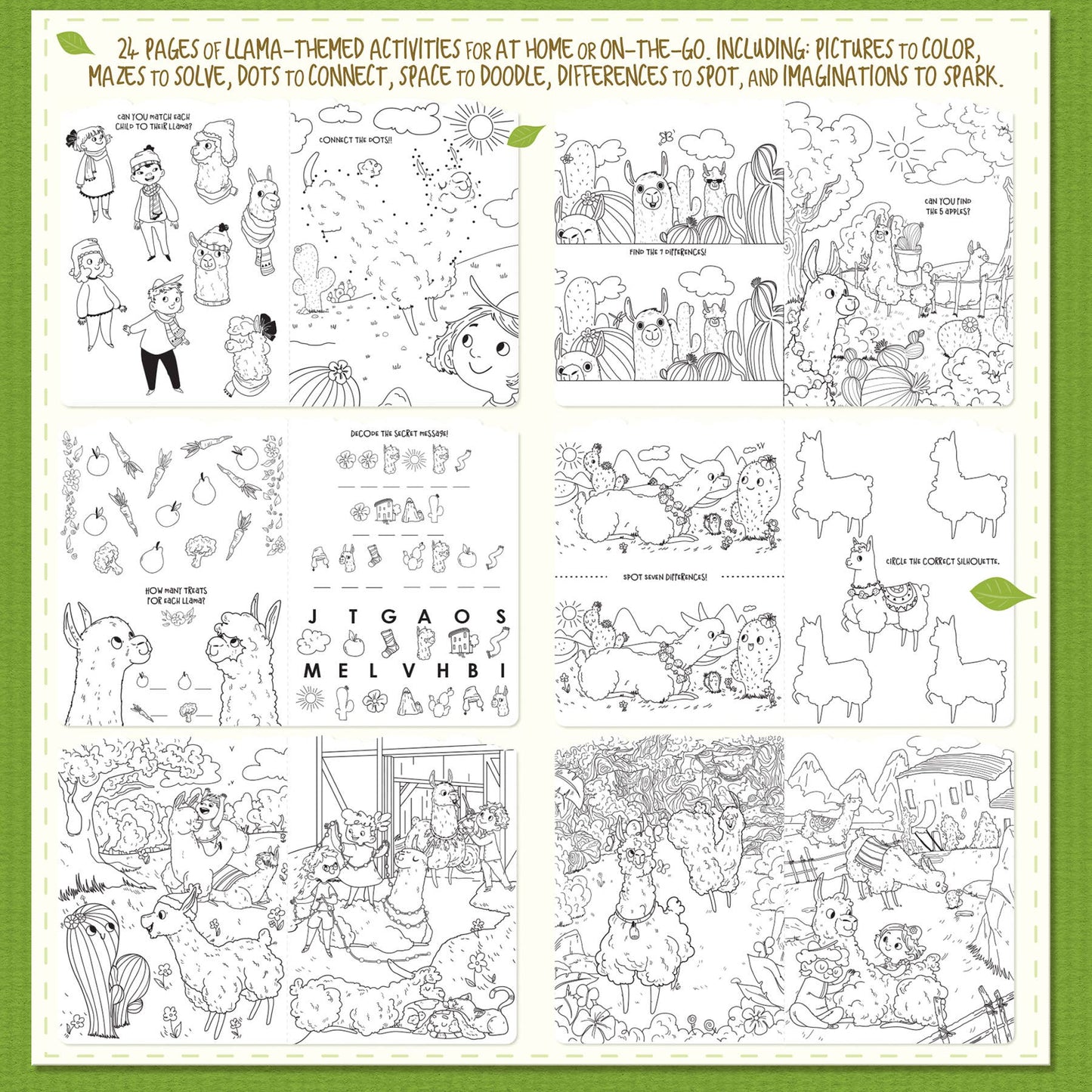 Llama Activity Gift Pack