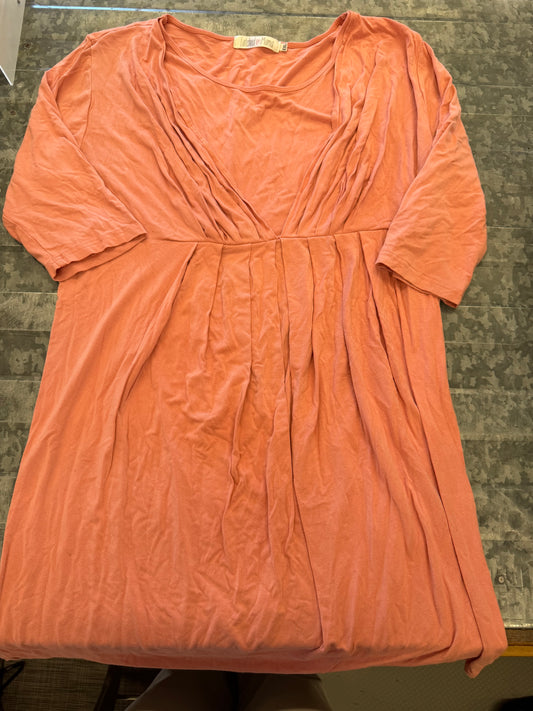 Latched Mama Peach Dress - XXL