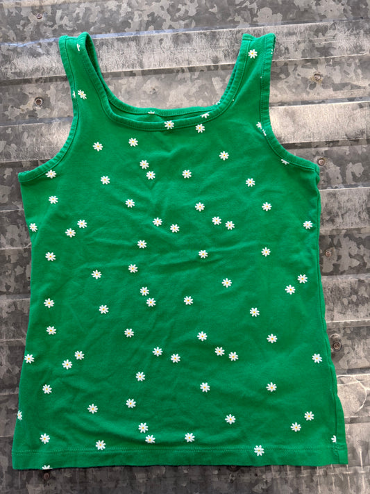 Old Navy Green Daisy Tank - 10/12