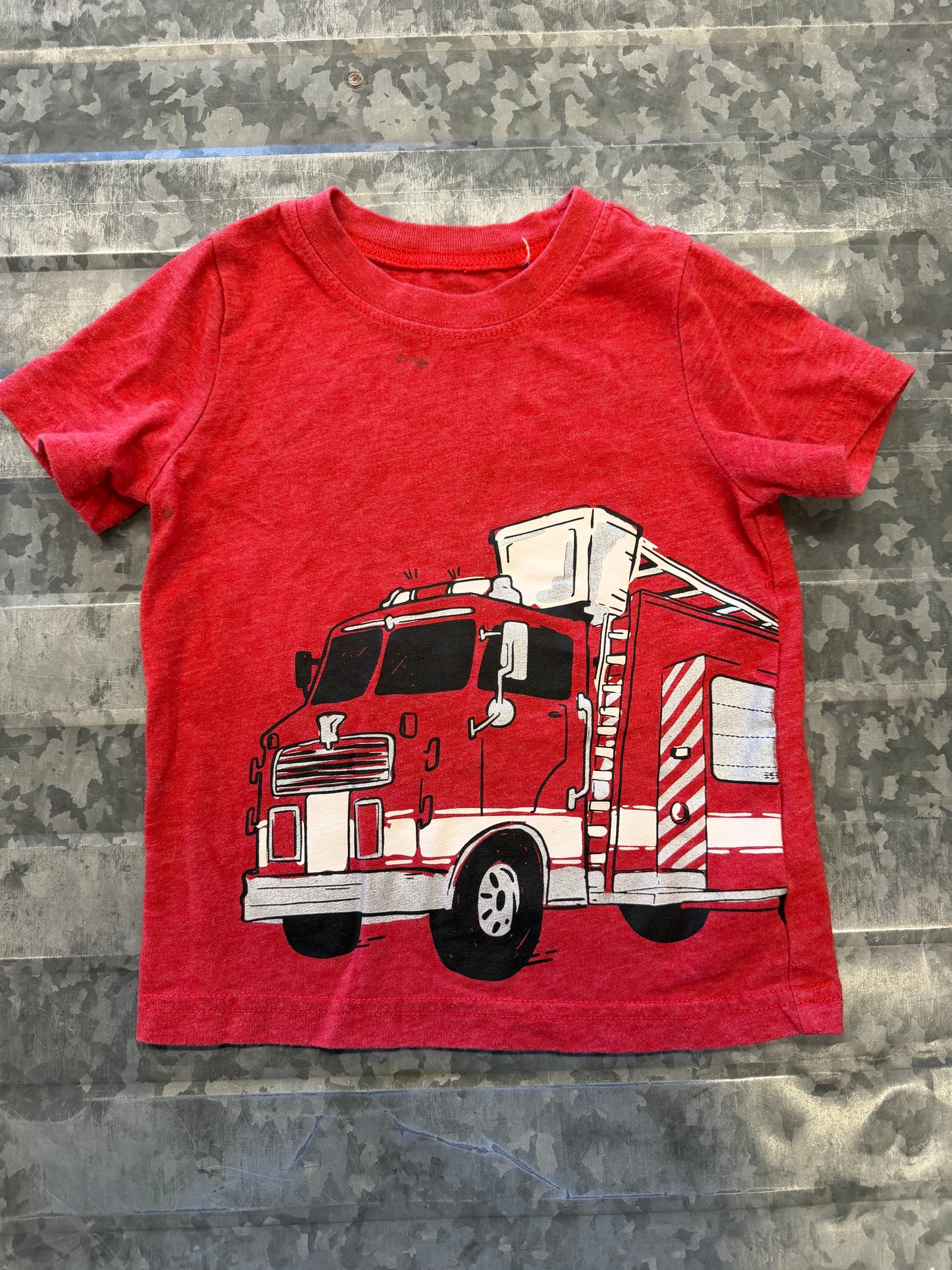 Carter Firetruck Shirt - 24M