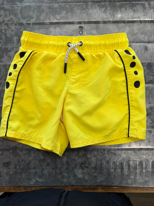 Cat&Jack Neon Yellow Trunks - 4T