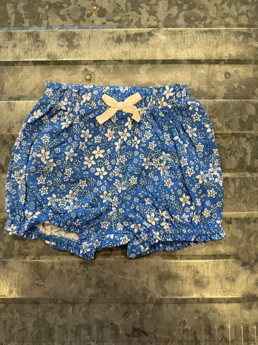 First Impressions Blue Floral Shorts - 6/9M