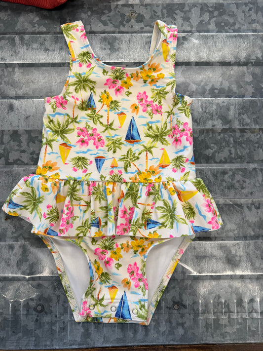 Old Navy Hawaiian Tutu One-Piece - 18/24M