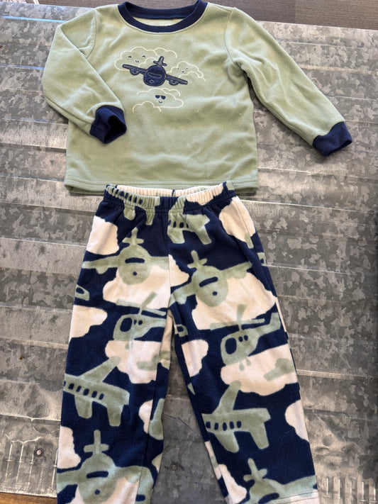 Carter Airplane PJ Set - 2T