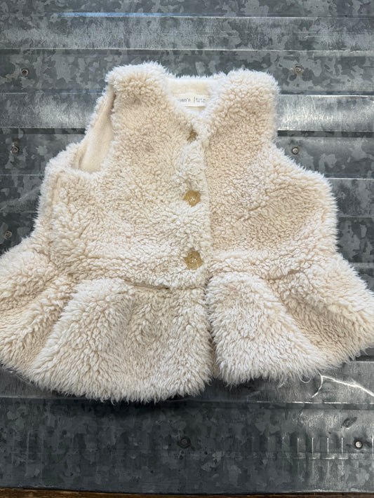Beans Barcelona Fuzzy Vest - 9/12M