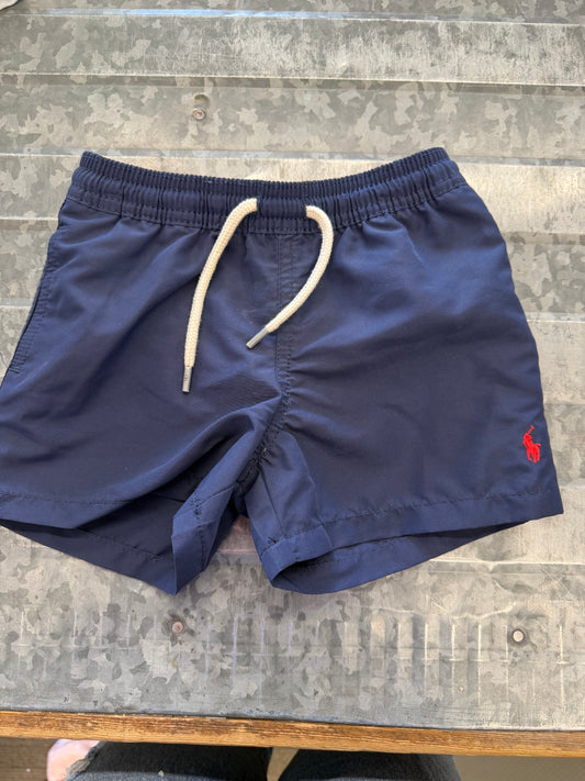 Polo Blue Swim Shorts - 3T
