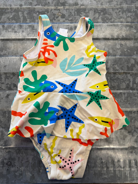 Hanna Anderson Sea Life Swimsuit - 3T