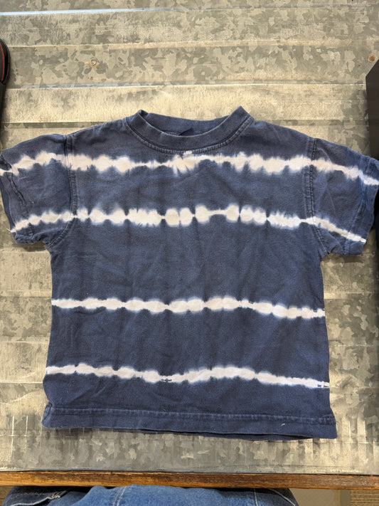 Cherokee Blue Striped SS Shirt - 24M
