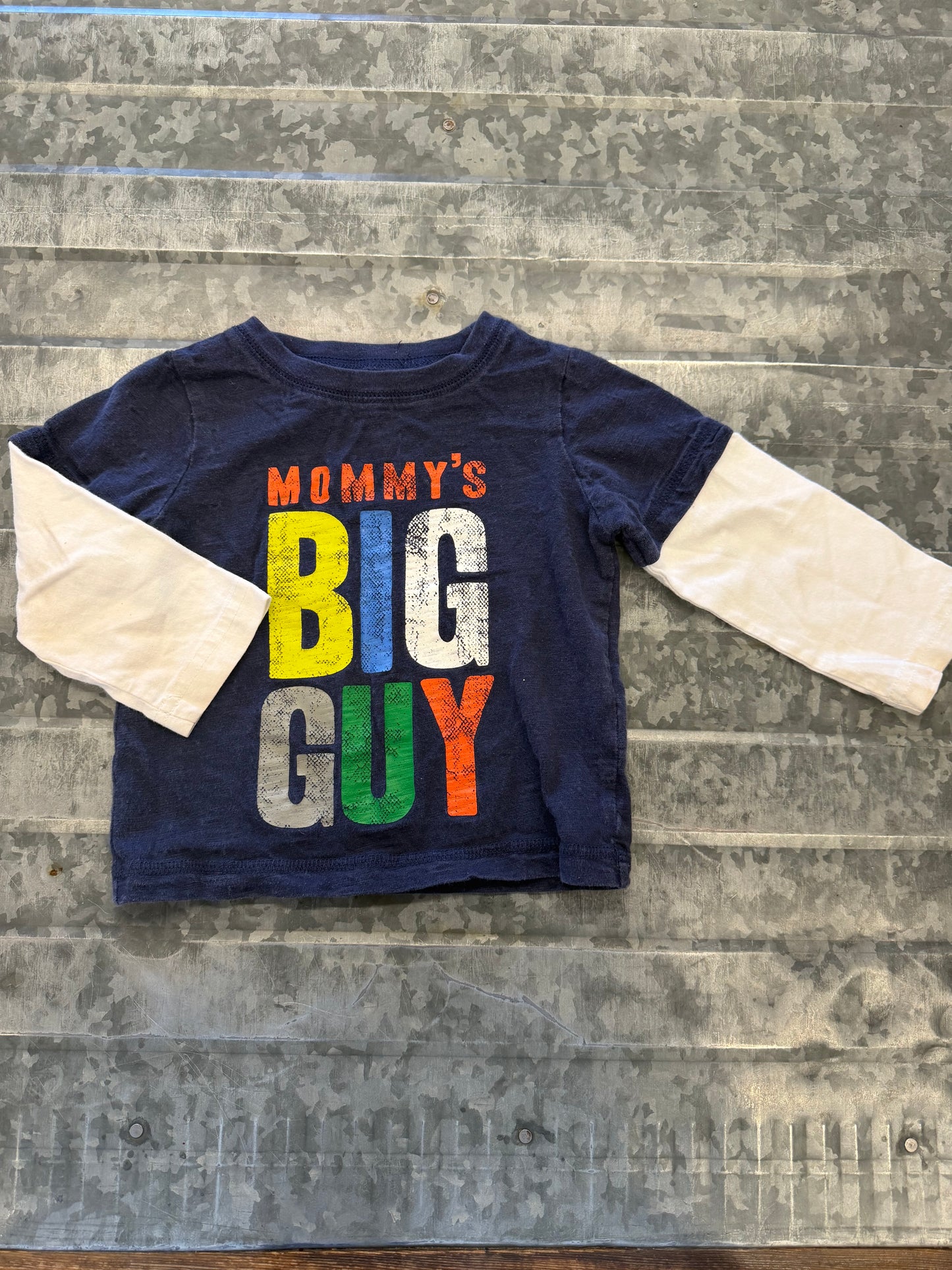 Carter LS Big Guy Shirt - 18M