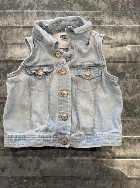 Old Navy Jean Vest - 4T