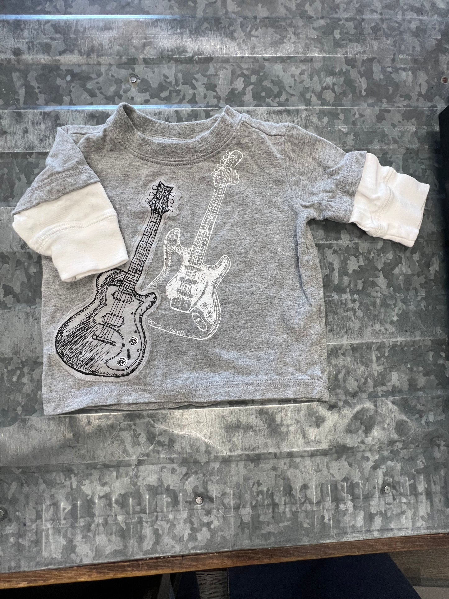 Gymboree Guitar Shirt - 3/6M