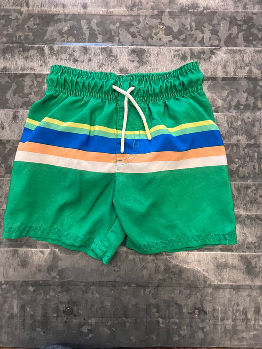 Cat&Jack Green Swim Trunks - 2T