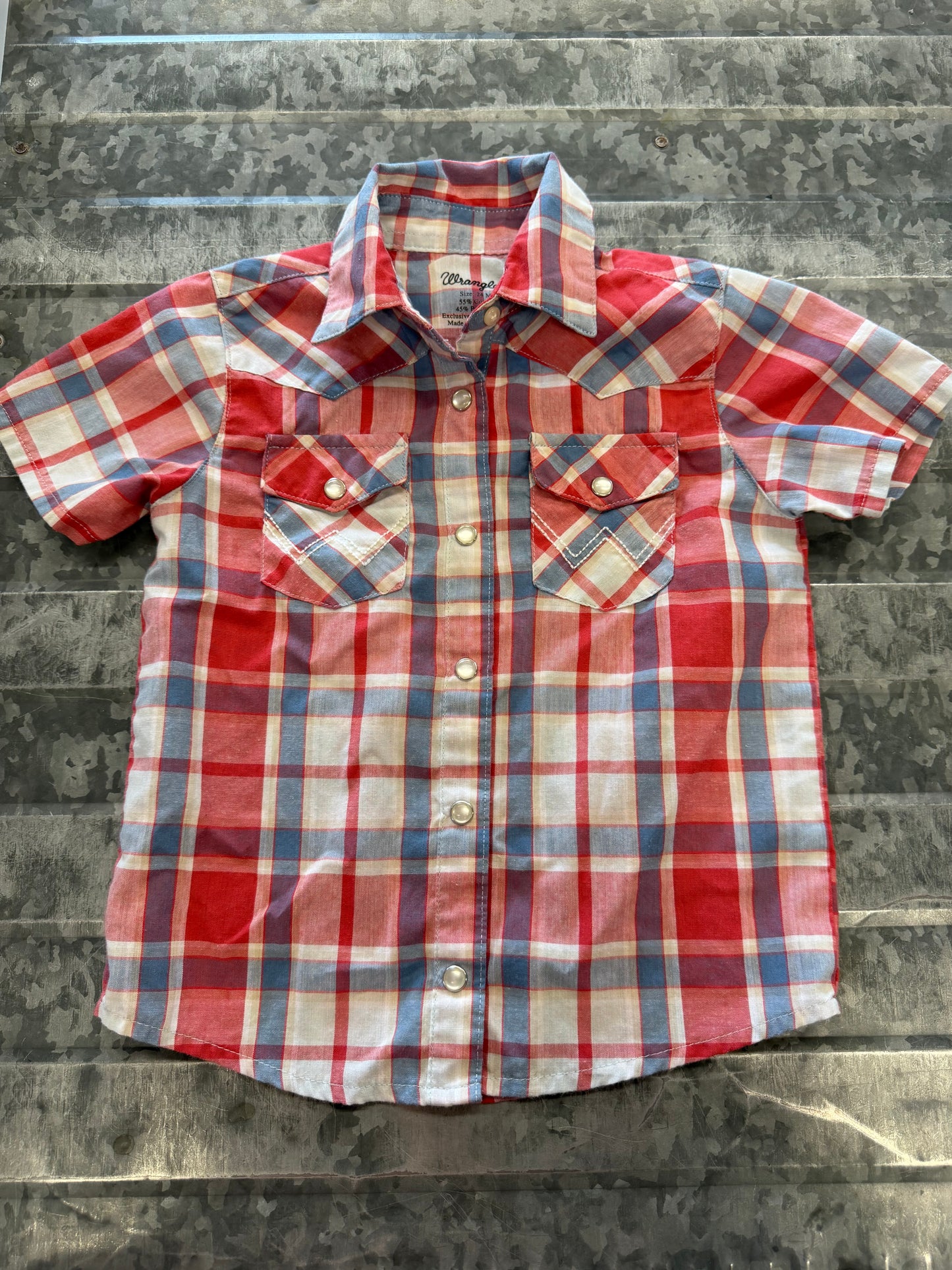 Wrangler Pearl Snap Shirt - 24M