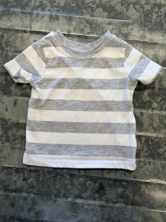 Garanimal Striped Shirt - 3/6M
