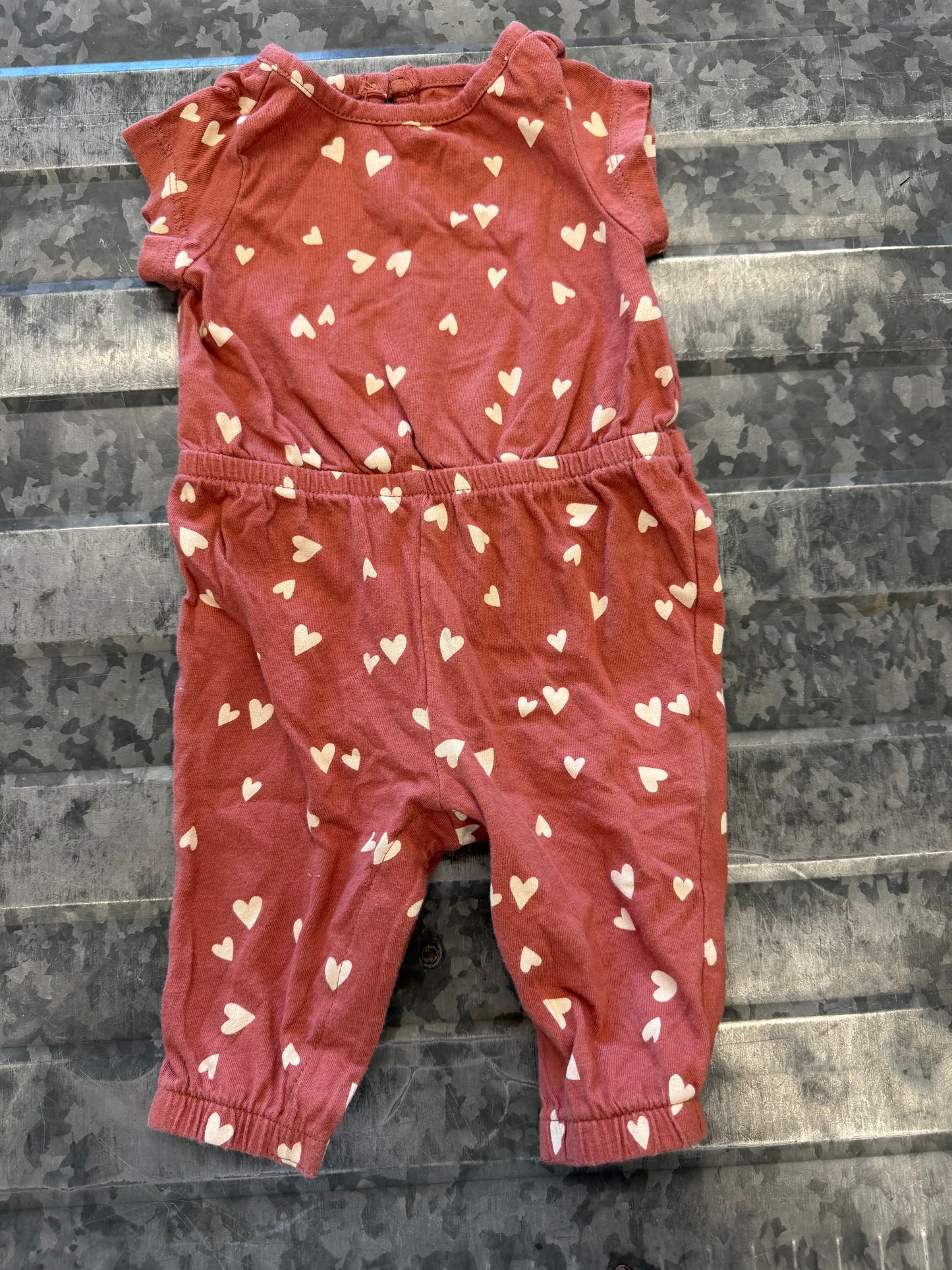 Old Navy Heart Print Jumper - 0/3M