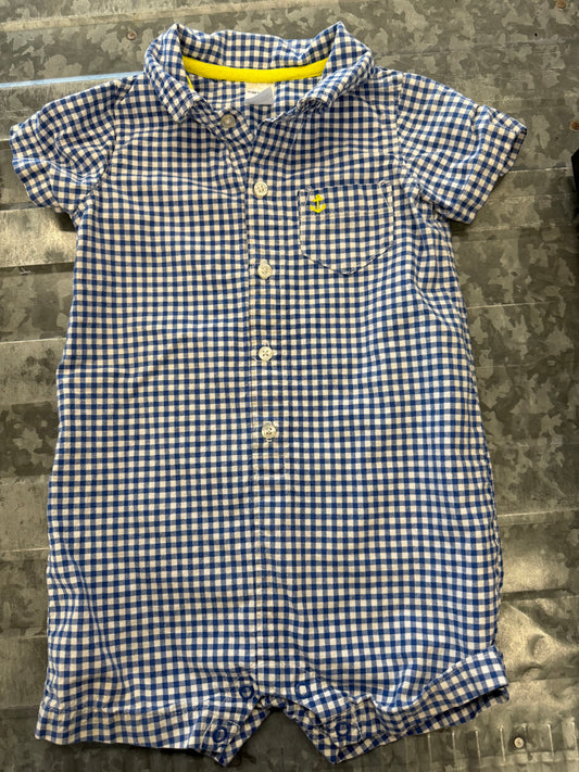 Carter Checkered Bodysuit - 24M