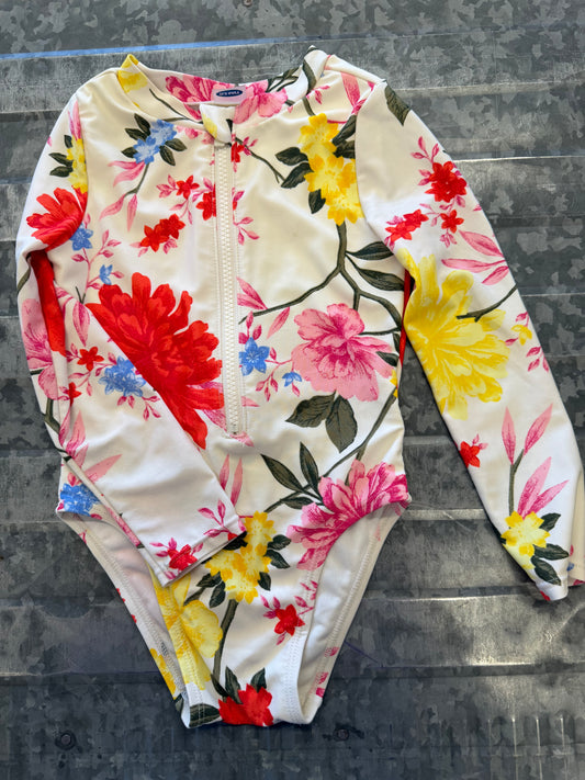 Old Navy Floral Swimsuit - 4T