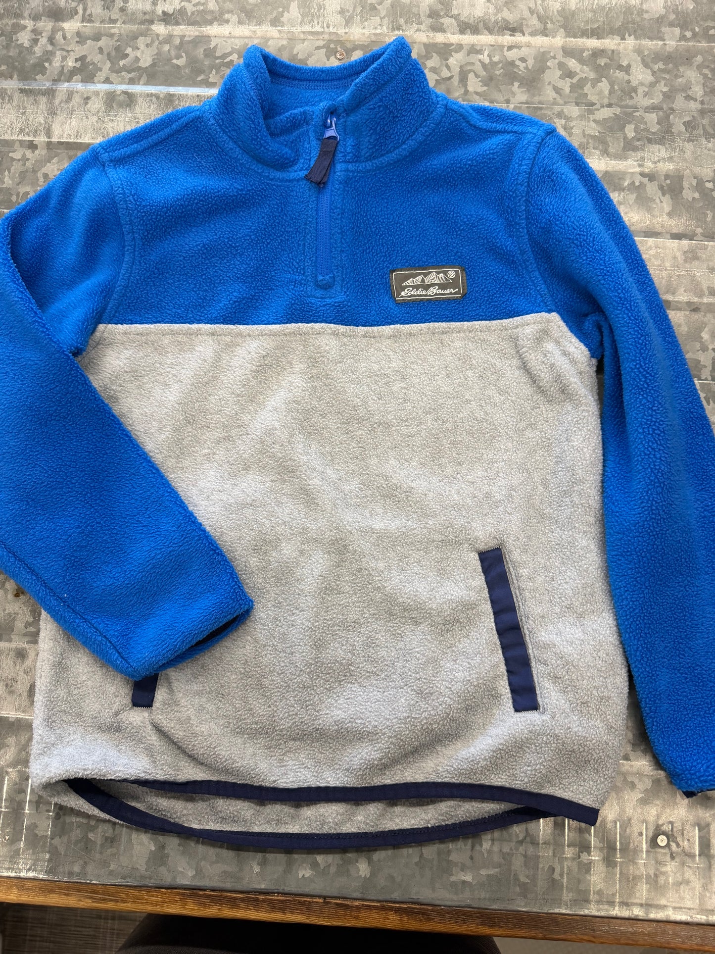 Eddie Bauer Blue Fleece Jacket - 5/6