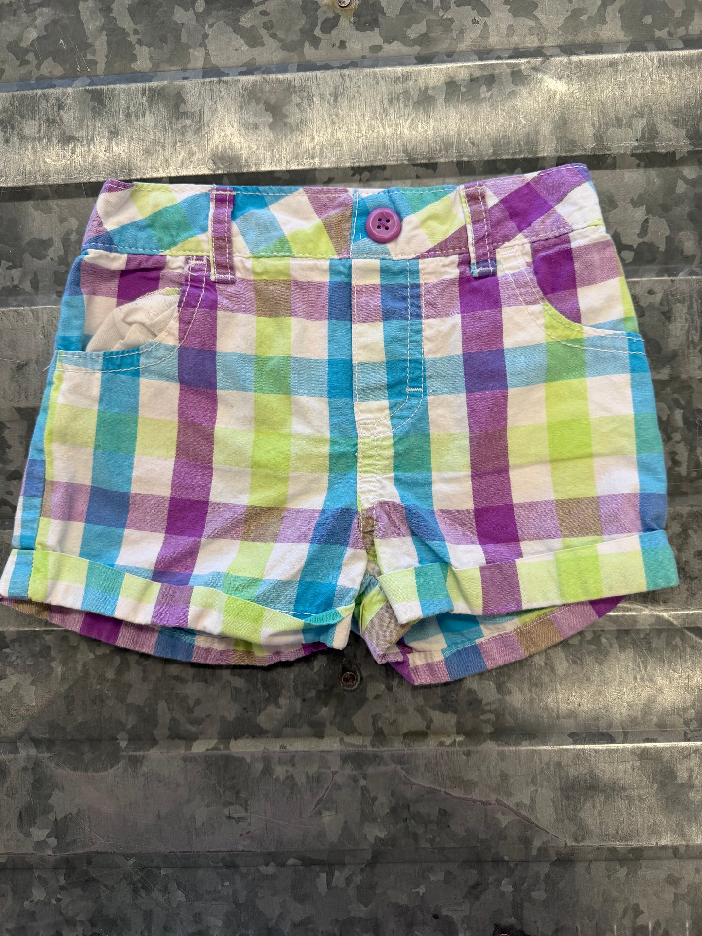Garanimal Checkered Shorts - 24M