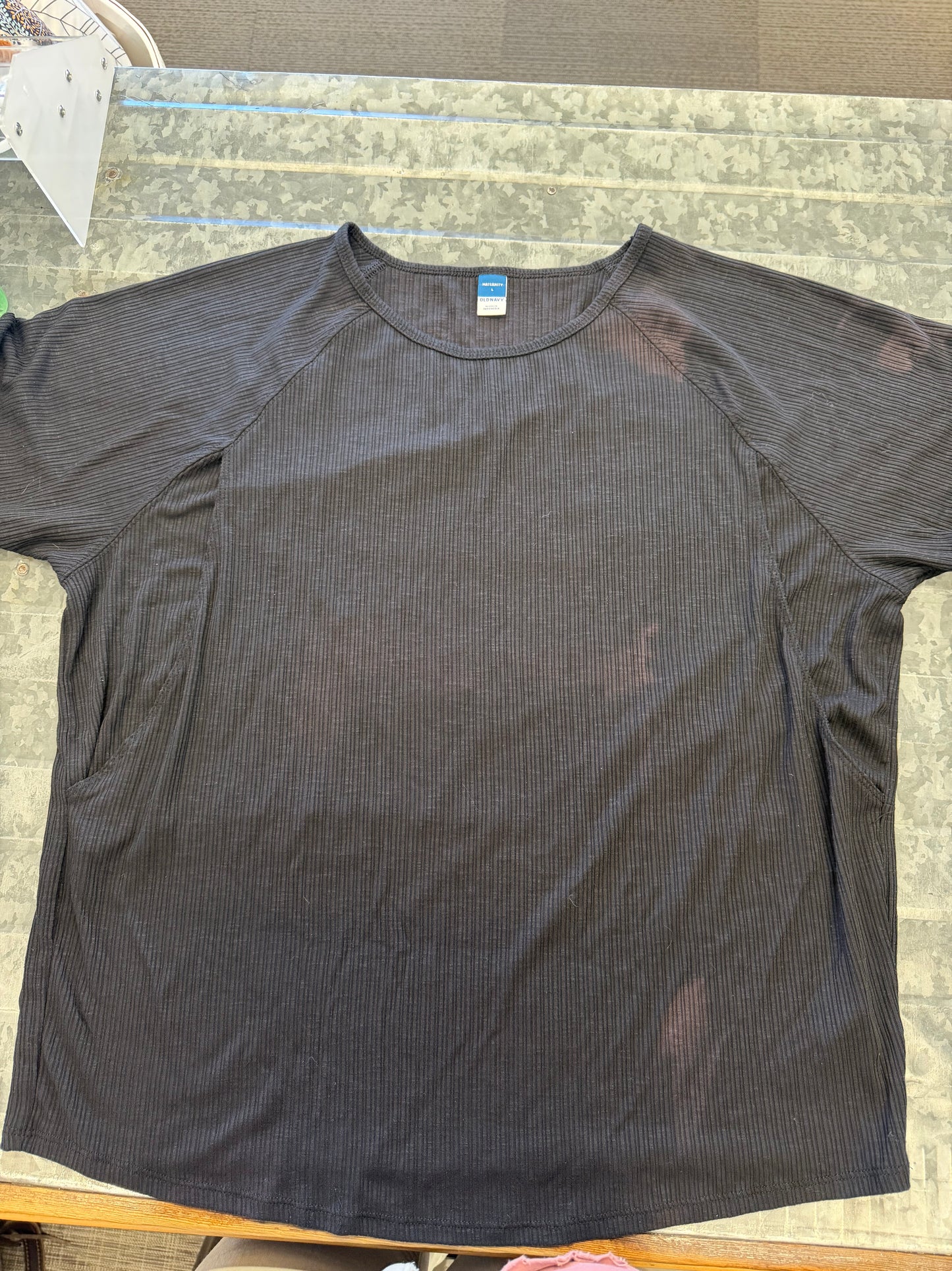 Old Navy Maternity Black Shirt - L