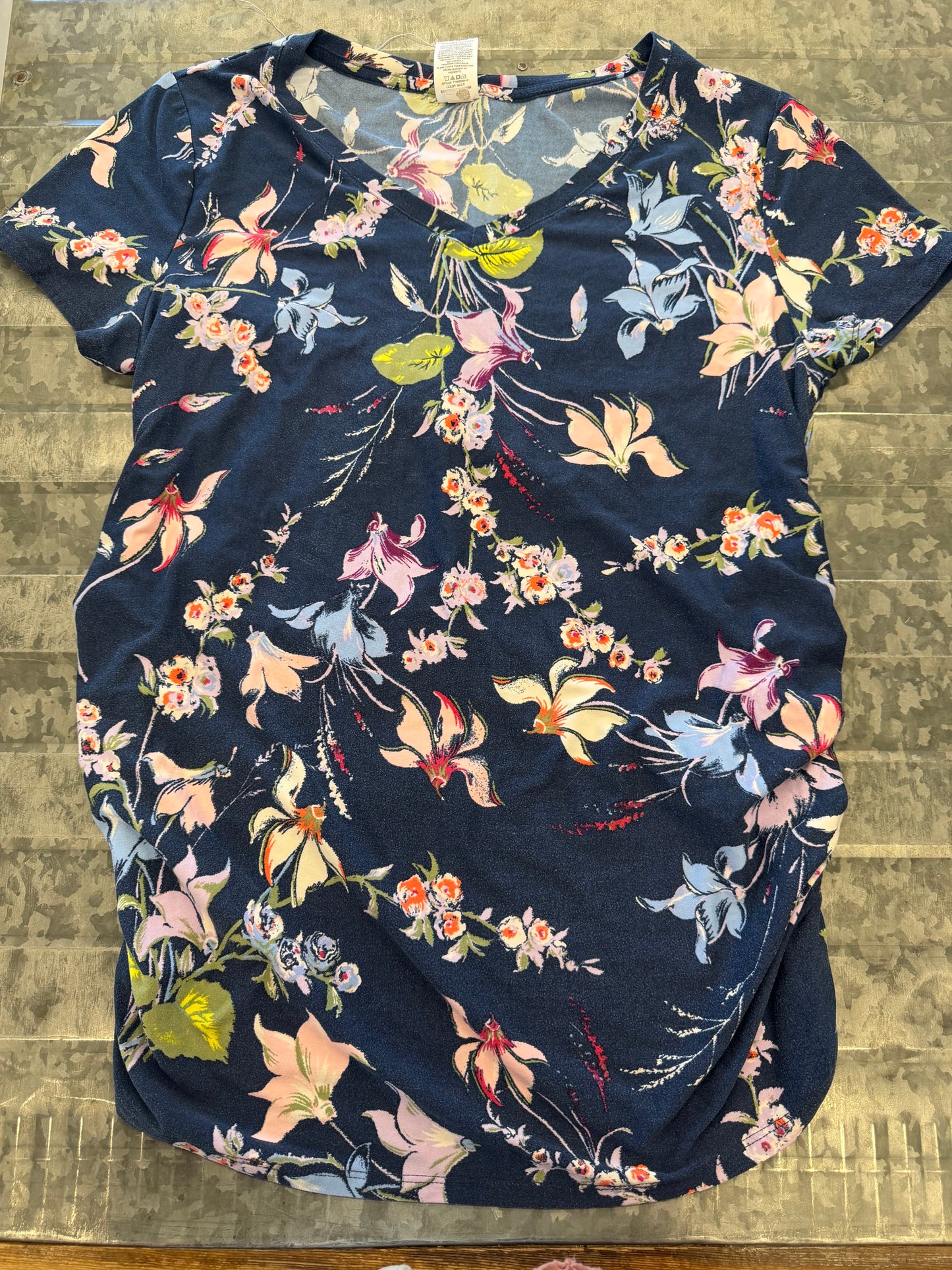 Time&Tru SS Floral Shirt - 8/10