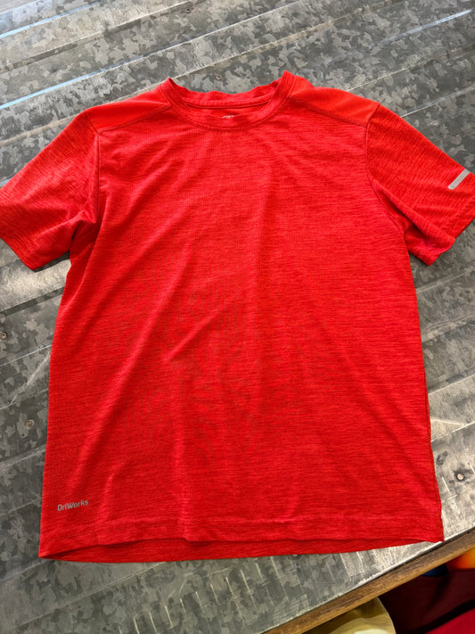 Athletic Works Red SS Shirt - 10/12