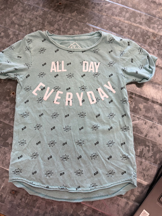 Well Worn Blue SS Shirt - 3T