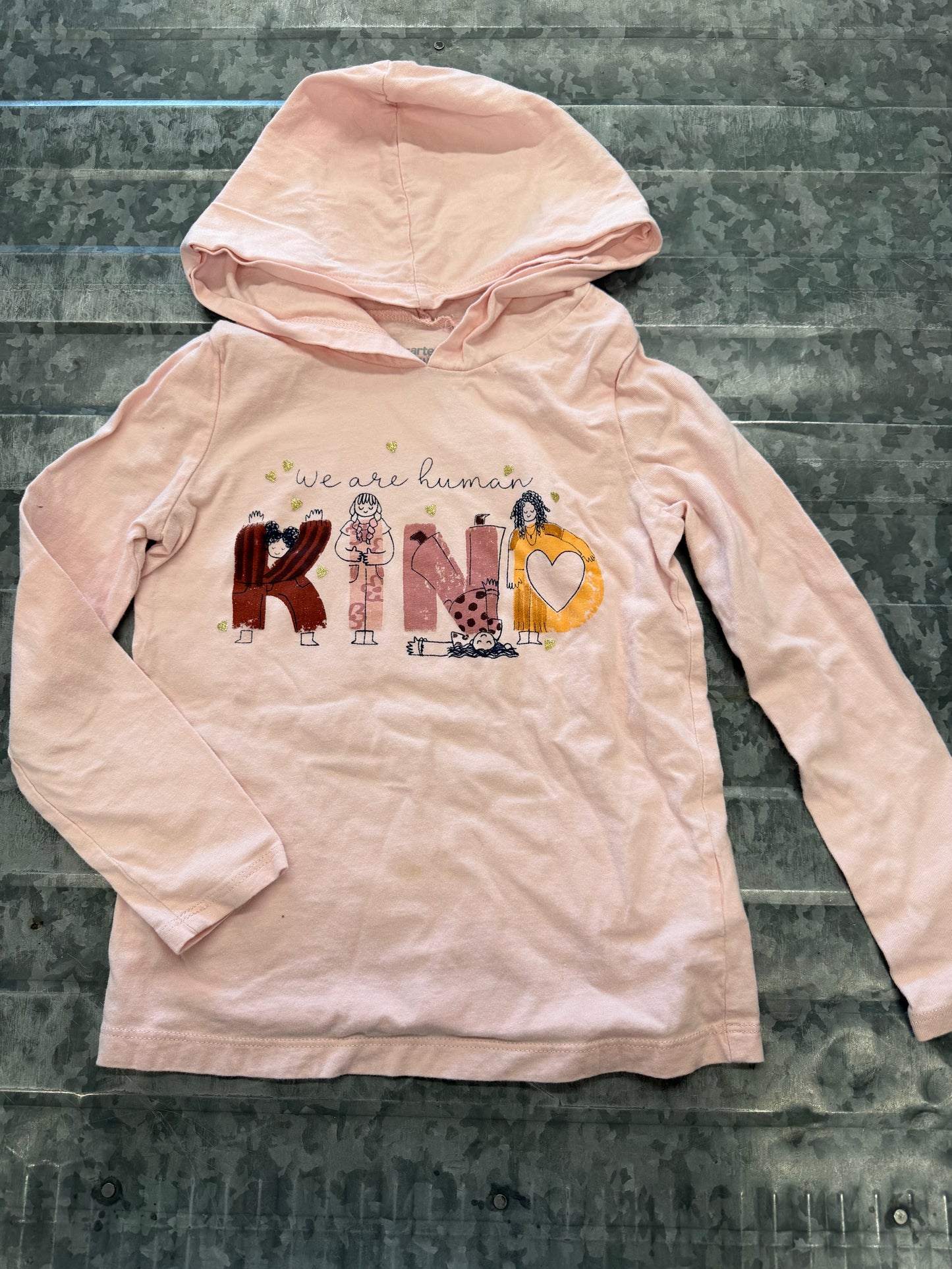 Carter Kids Pink LS Shirt - 6/6X