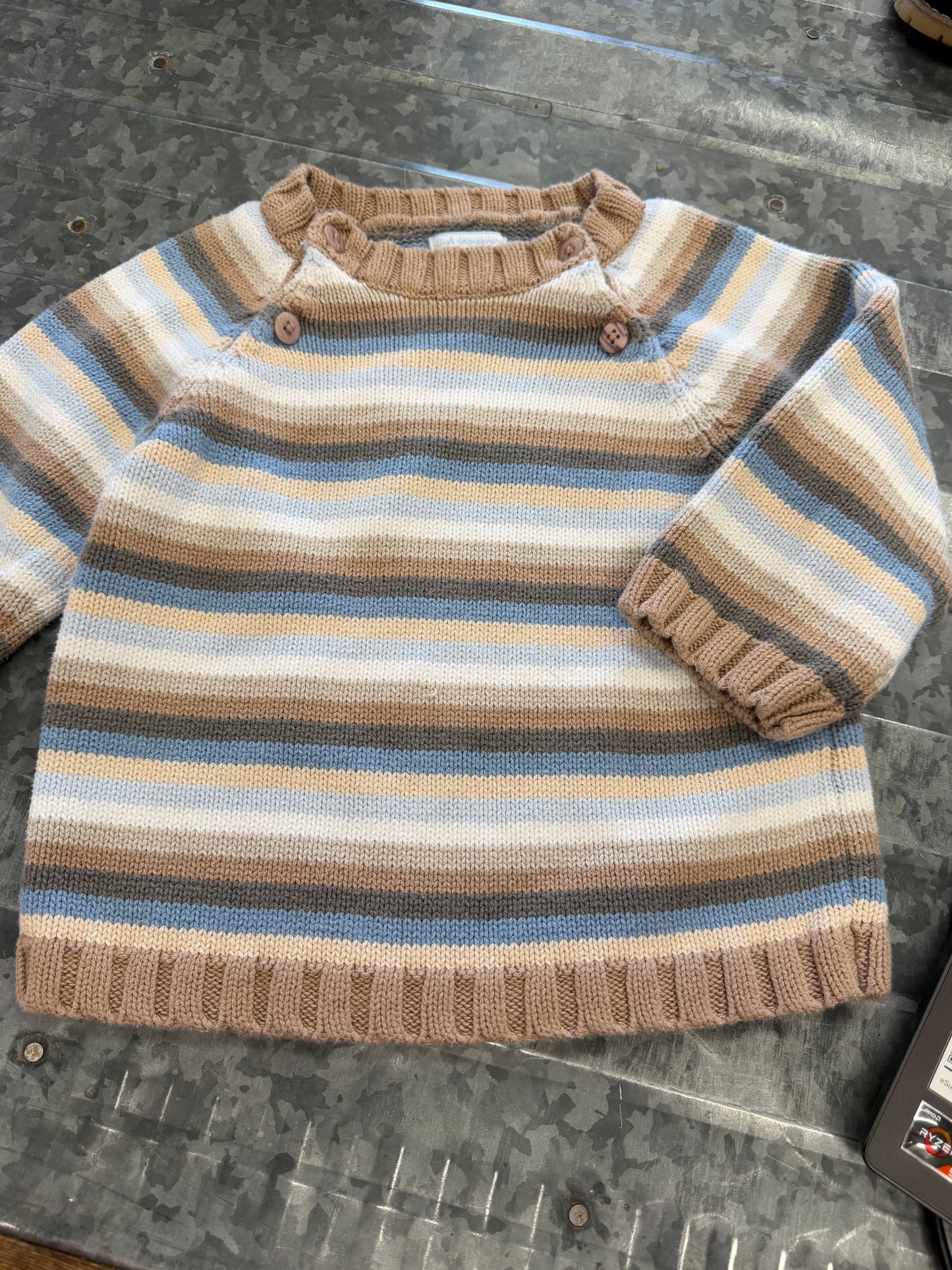First Impressions Knit Sweater - 24M
