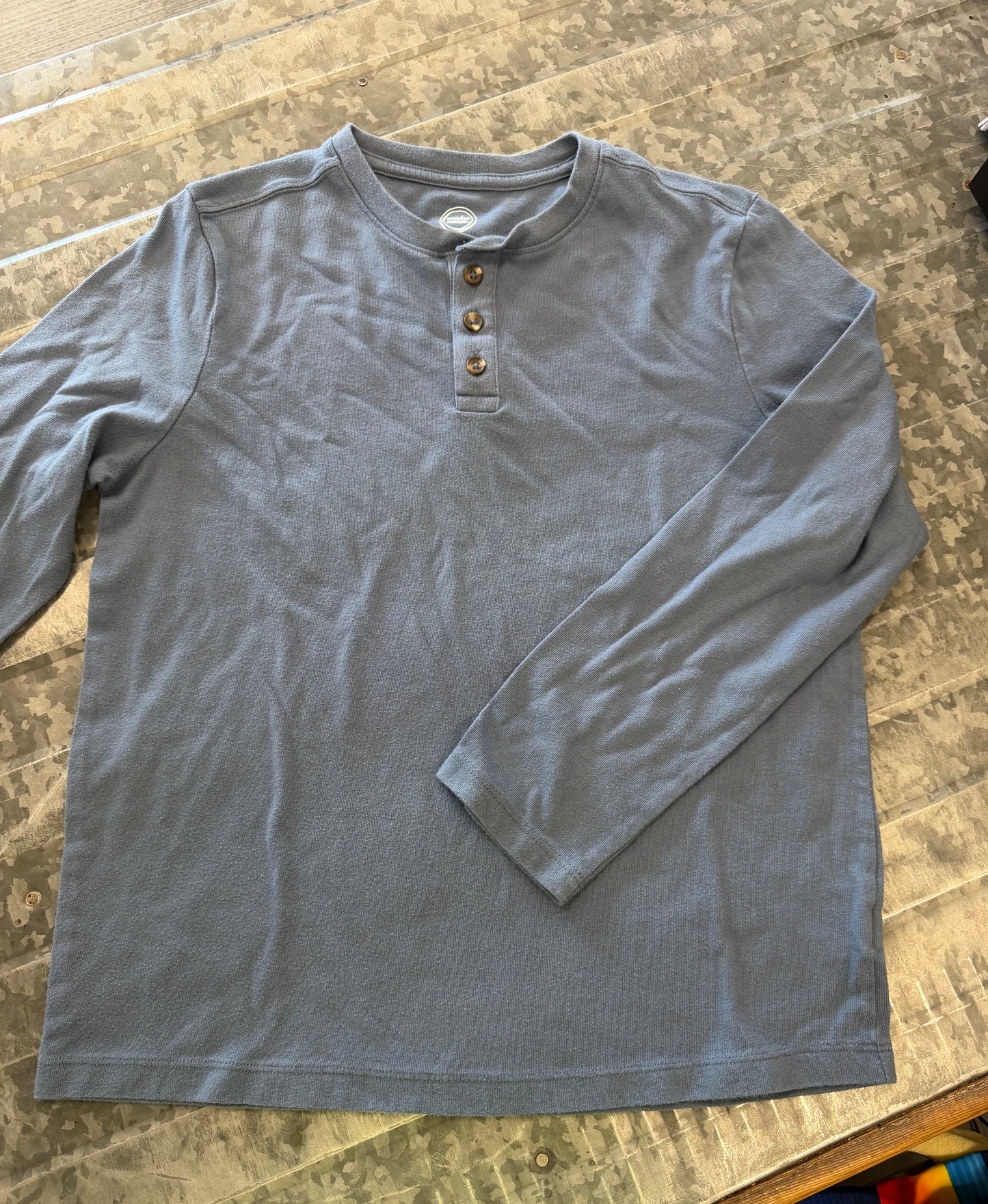 WN LS Dusty Blue Shirt - 10/12