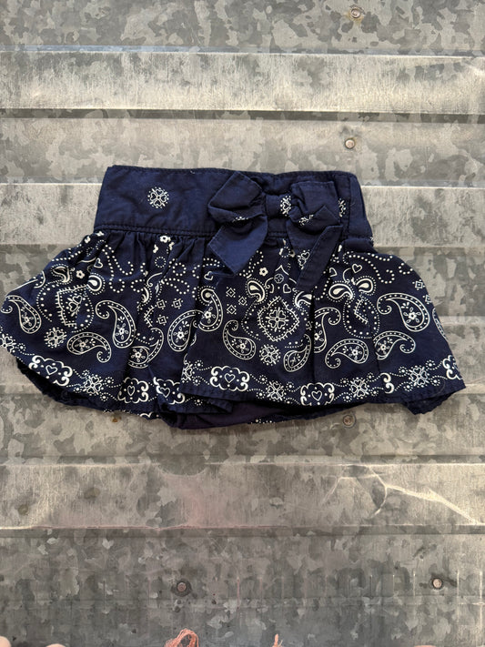 OshKosh Paisley Skirt - 6M