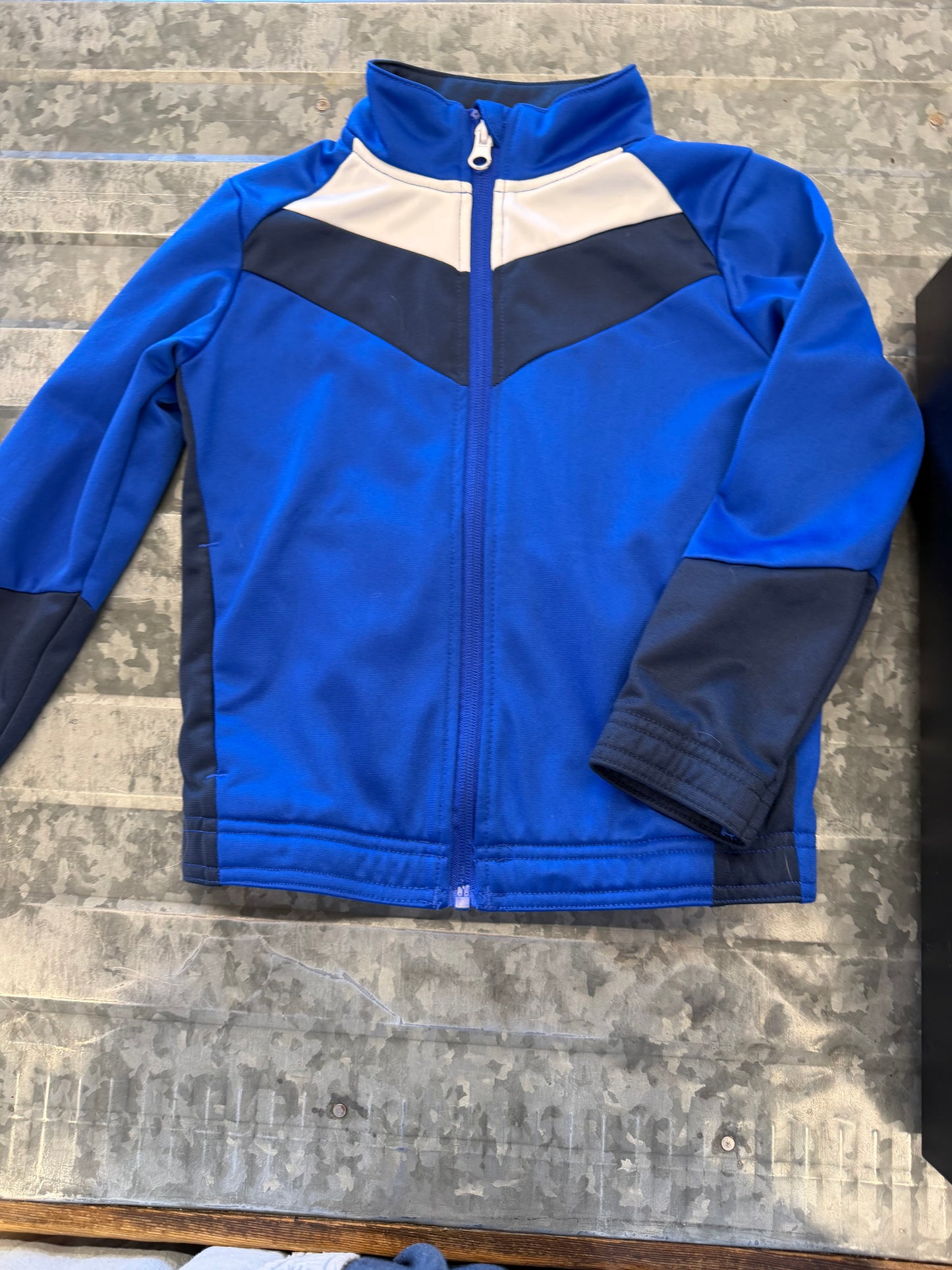 Athletic Works Blue Zip Jacket - 4/5
