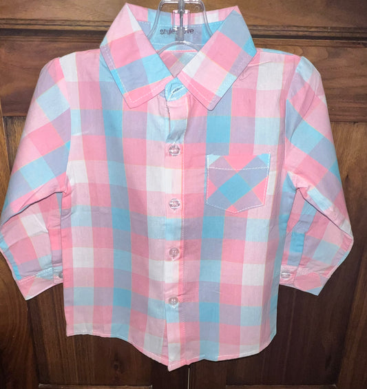 Cotten Candy Button Down